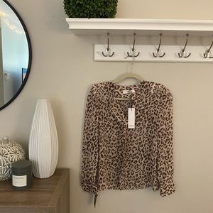 Leopard Print Blouse